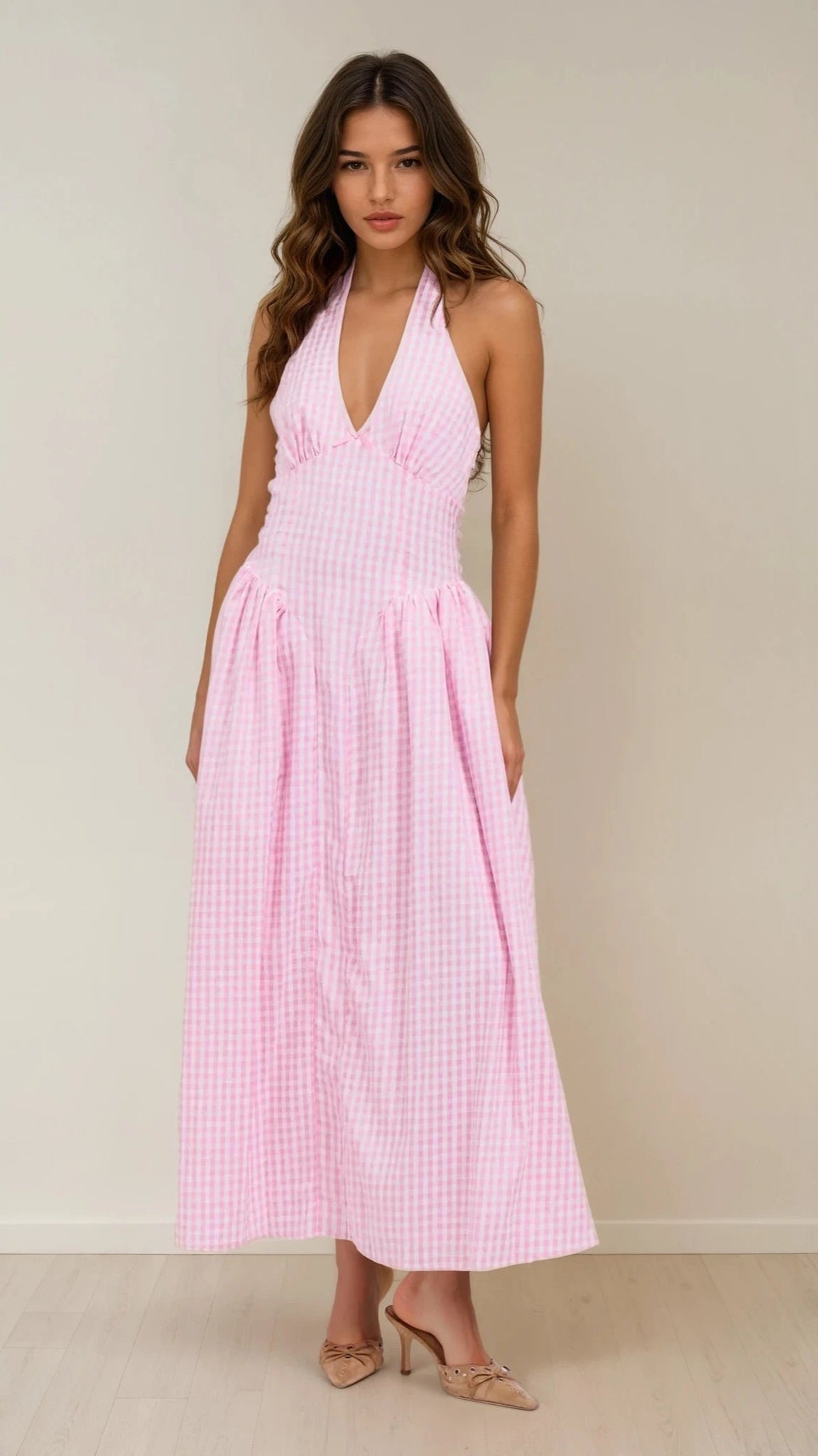 Rosette Midi Dress