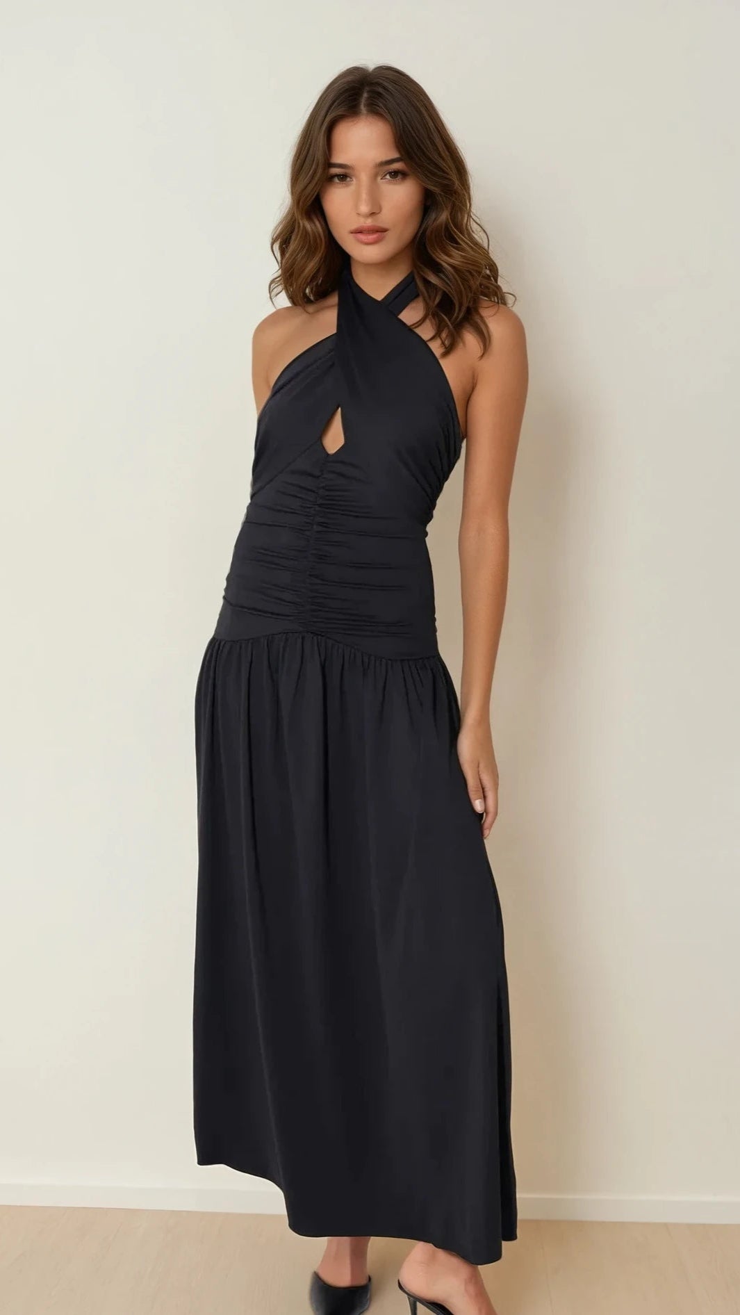 Onyx Tie Dress