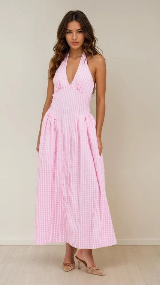 Rosette Midi Dress