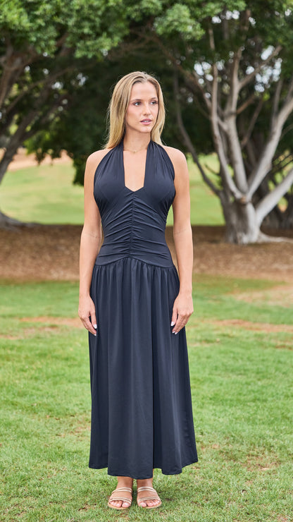 Onyx Tie Dress