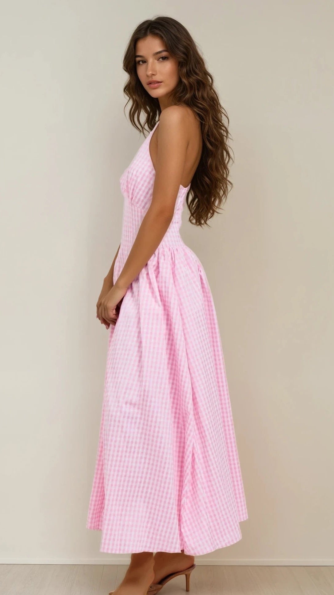 Rosette Midi Dress
