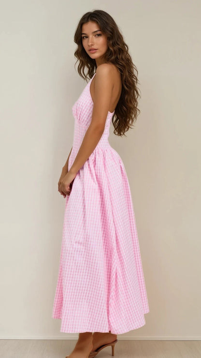 Rosette Midi Dress